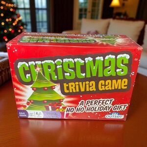 NEW/Sealed Outset Media Christmas Trivia Game – 220 Cards Holiday Quiz, Age 12+